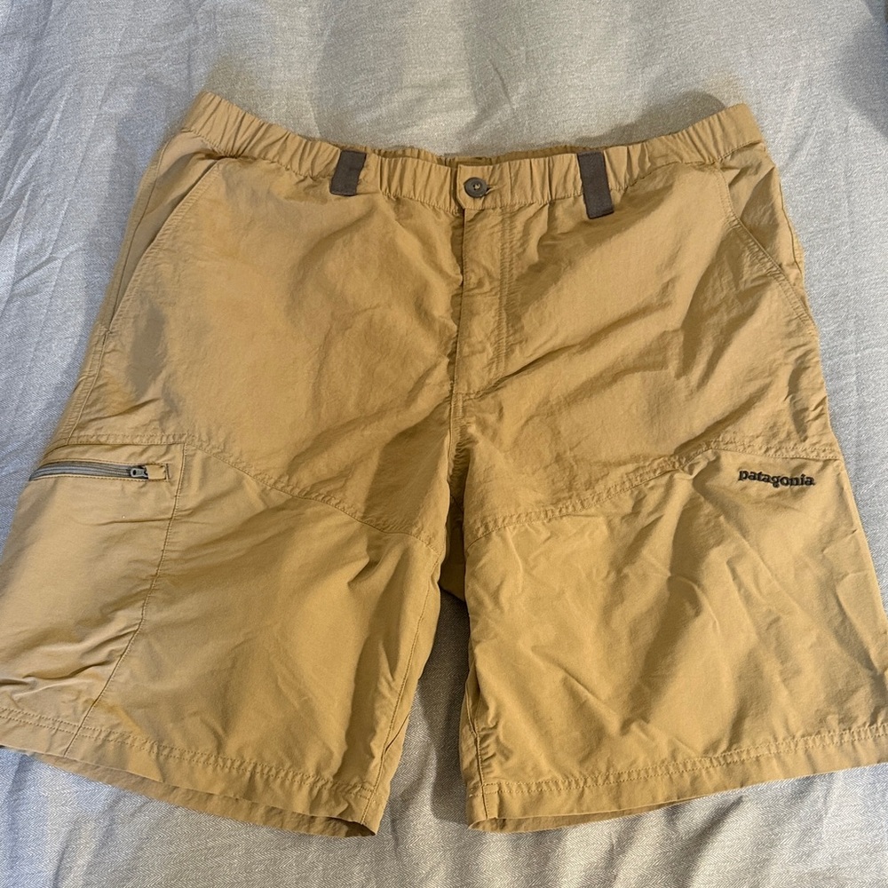 Patagonia Men’s Tan Outdoor Hybrid Shorts